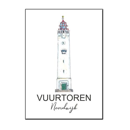 A6 lighthouse noordwijk card - joyin