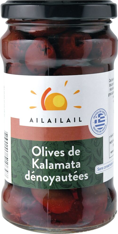 Olives de Kalamata dénoyautées 290g AIL AIL AIL