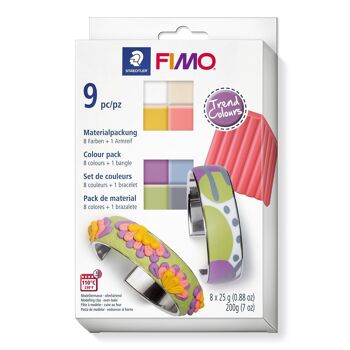 DIY - COFFRET FIMO SOFT COULEUR FASHION 8 DEMI PAIN 8x25 g / 8023 C 8-1P 3