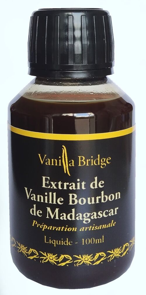 Extrait de Vanille  Bourbon de Madagascar _ Liquide 100ml