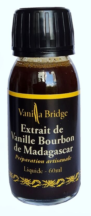Extrait ou Arôme naturel de Vanille Liquide  60ml 3