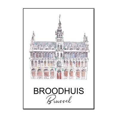 A6 CITY ICON BROODHUIS BRÜSSELKARTE