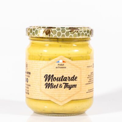 Moutarde au miel et au thym 200g