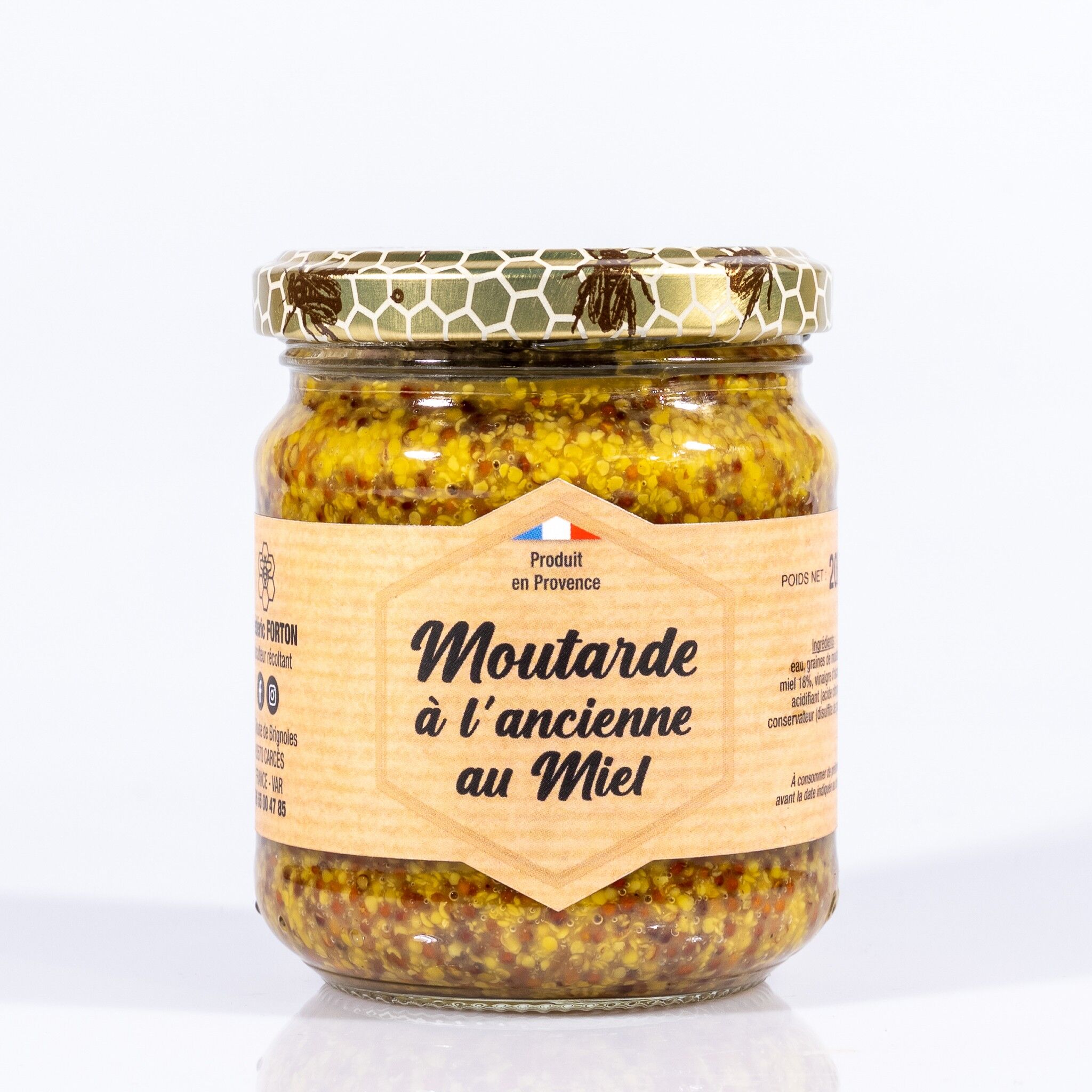 Senape Old fashioned con miele 200g