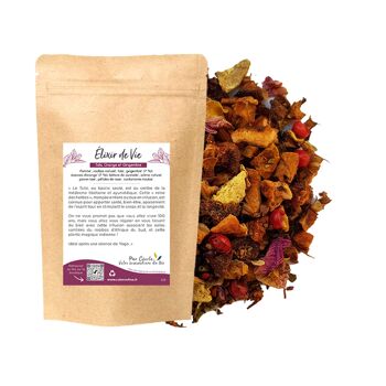 Élixir de Vie, Tisane ayurvédique BIO - Tulsi, orange et gingembre - 1kg 2