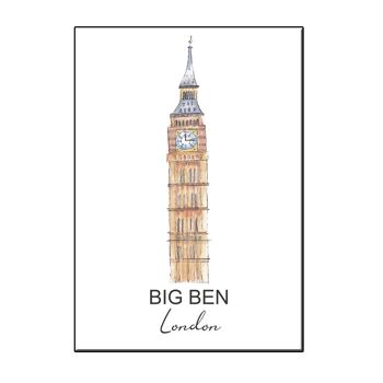 A6 CITY ICON BIG BEN LONDON CARD 1