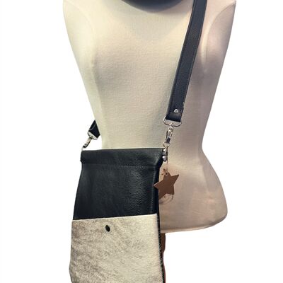 Shoulder bag series Luna with folding bracket
