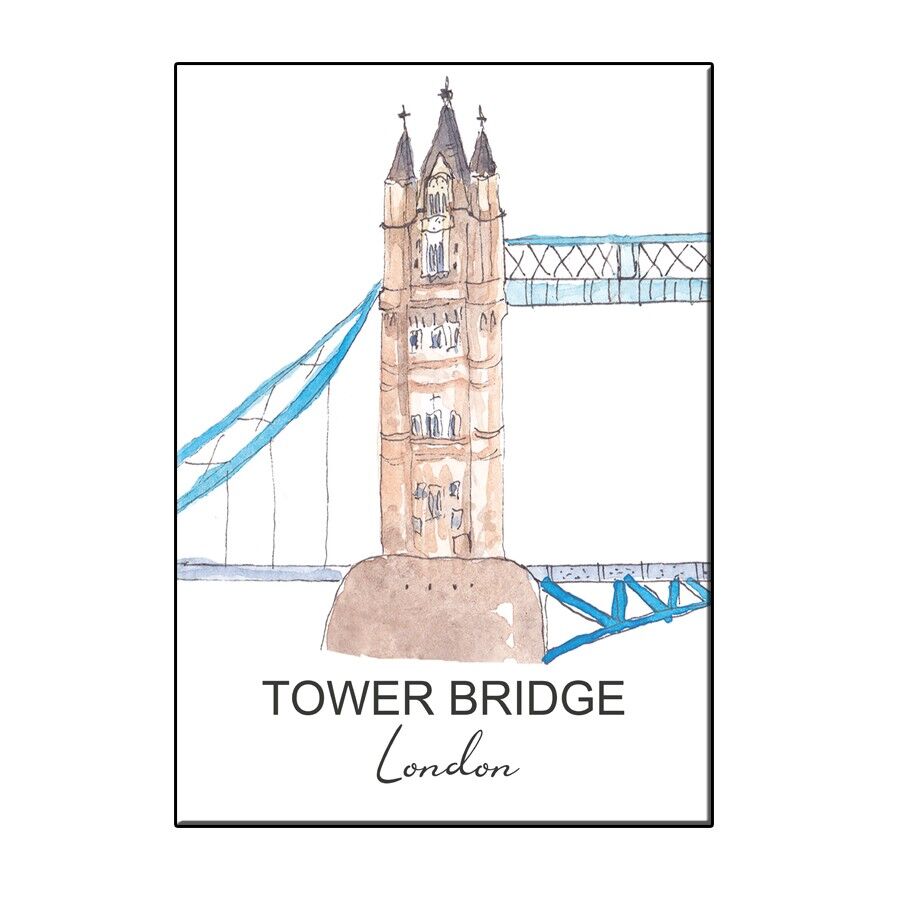 A6 CITY ICON TOWER BRIDGE LONDON CARD