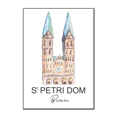 CARTE A6 CITY ICON SINT PETRI DOM BREMEN