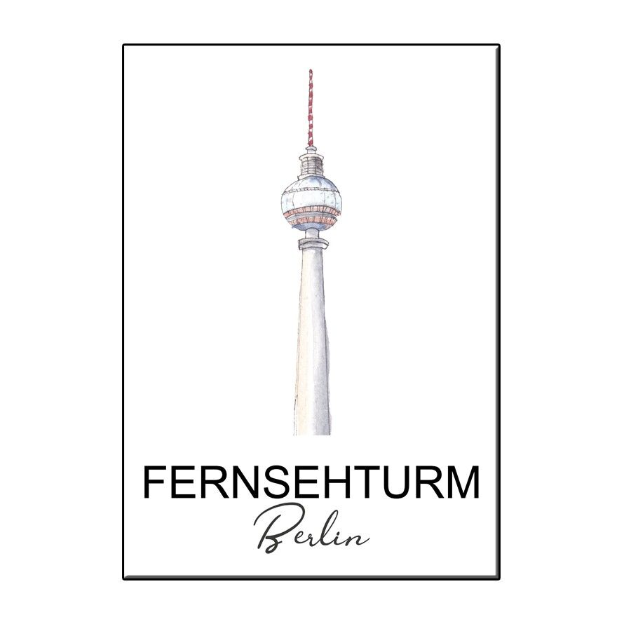 ICONA DELLA CITTÀ A6 FERNSEHTURM BERLIN CARD