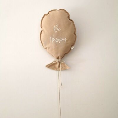 Palloncino da parete - Beige con messaggio