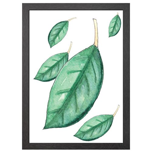A2 poster falling leafs in frame - joyin