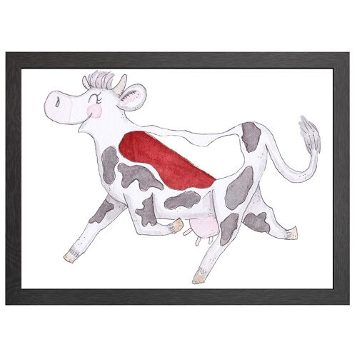 A2 poster cow utrecht in frame - joyin