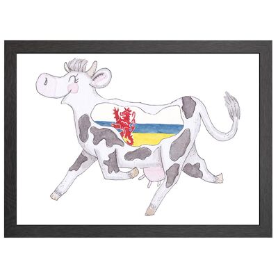 Cuadro A2 CRAZY COW LIMBURG