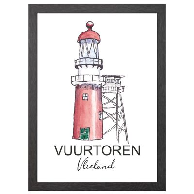 Cuadro A2 VUURTOREN VLIELAND