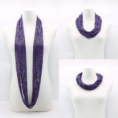 NEXT Pashmina Necklace - Purple - 10 Strands