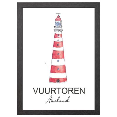 Cuadro A2 VUURTOREN AMELAND