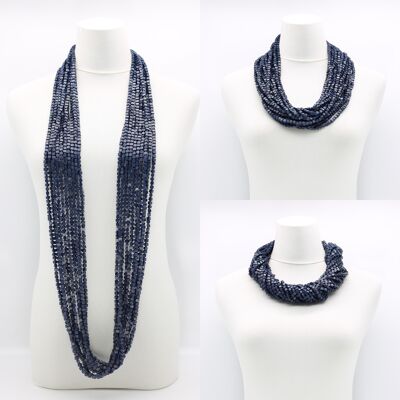 NEXT Collana Pashmina - Blu Navy - 10 Fili