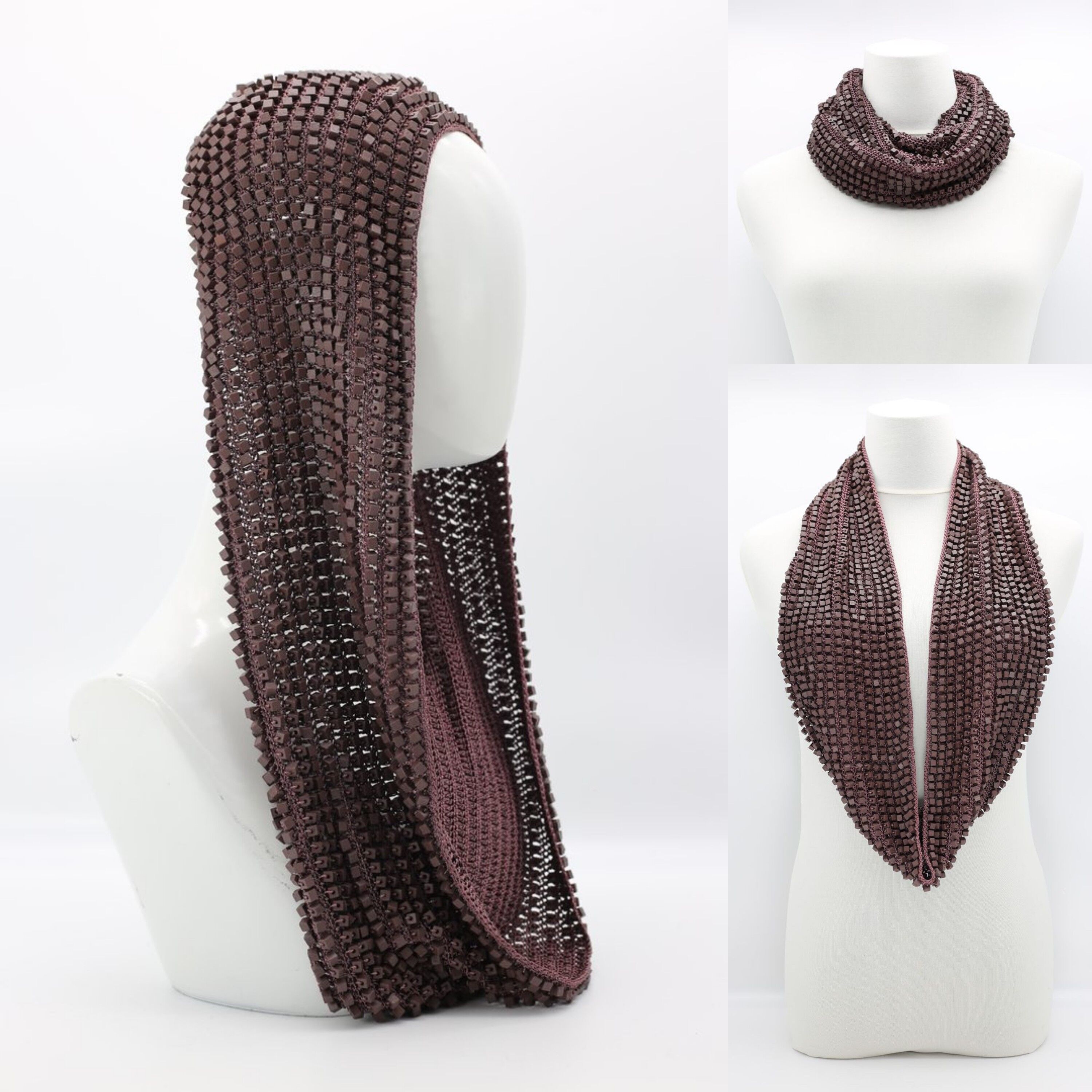 SUCCESSIVO Sciarpa Infinity Pashmina - Bordeaux