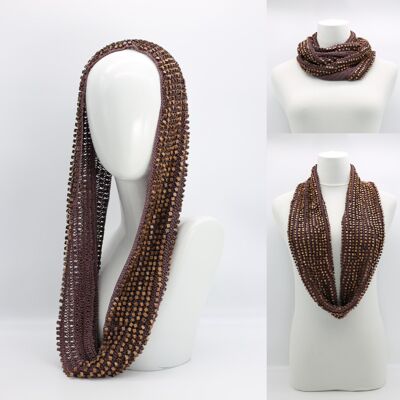 SUCCESSIVO Sciarpa Infinity Pashmina - Caramello