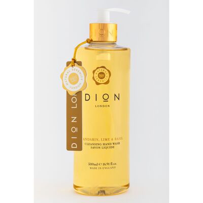Dion London - Jabón líquido para manos 500 ml - Lima mandarina y albahaca