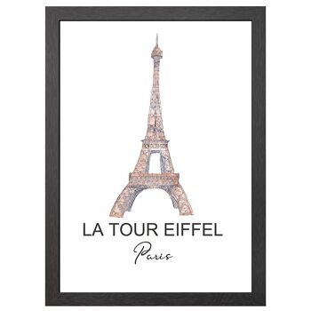 A2 CADRE TOUR EIFFEL PARIS
