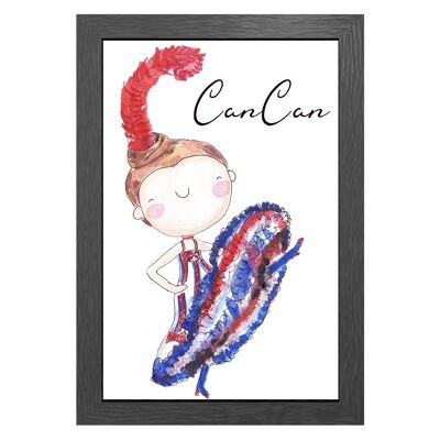 POSTER A3 CANCAN IN CORNICE - JOYIN