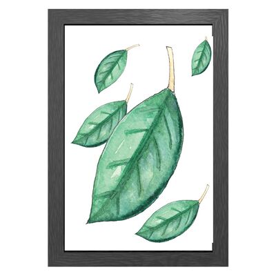 A3 poster falling leafs in frame - joyin
