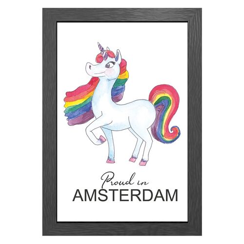 A3 frame proud in amsterdam