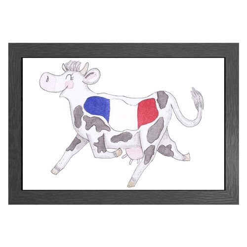 A3 poster cow france in frame - joyin