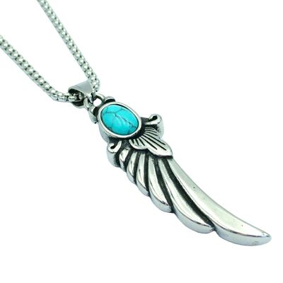 Luxe feather necklace