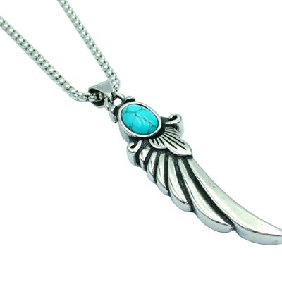 Luxe feather necklace