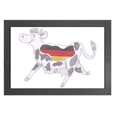 A3 frame crazy cow in germany