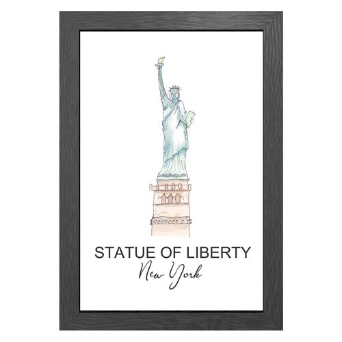 A3 frame statue of liberty ny
