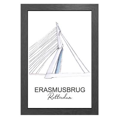 ERASMUSBRUG CON CORNICE A3 ROTTERDAM