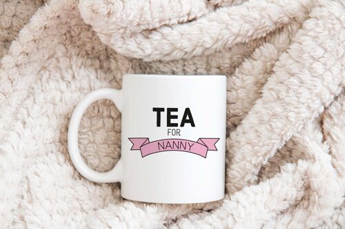 Tea For Nanny Banner Mug