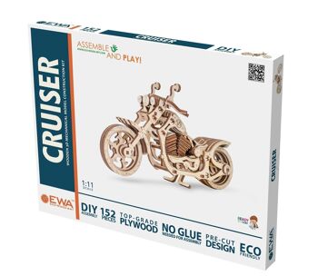 Diy - maquette 3d moto cruiser 4