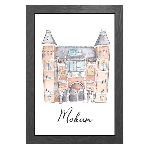 A3 frame rijksmuseum mokum (amsterdam)