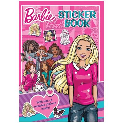 Barbie colouring sticker activity book