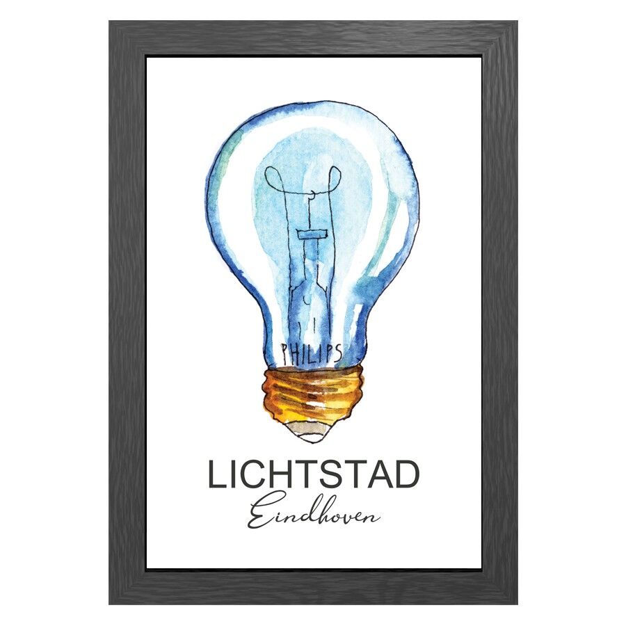 AFFICHE A3 LICHTSTAD EINDHOVEN EN CADRE - JOYIN