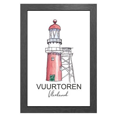 A3 RAHMEN VUURTOREN VLIELAND