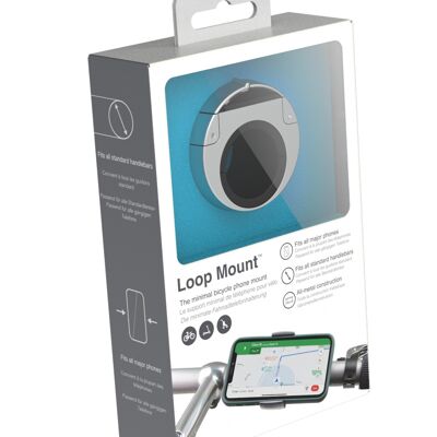 LOOP MOUNT Supporto per bicicletta per smartphone - Argento