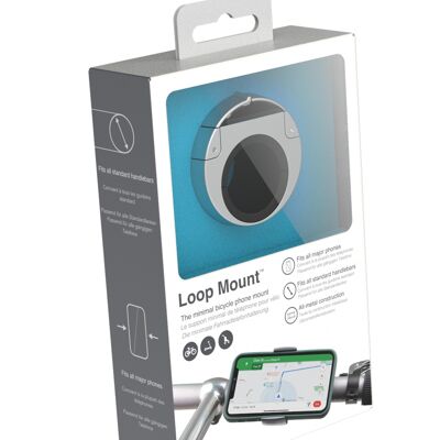 LOOP MOUNT Supporto per bicicletta per smartphone - Argento