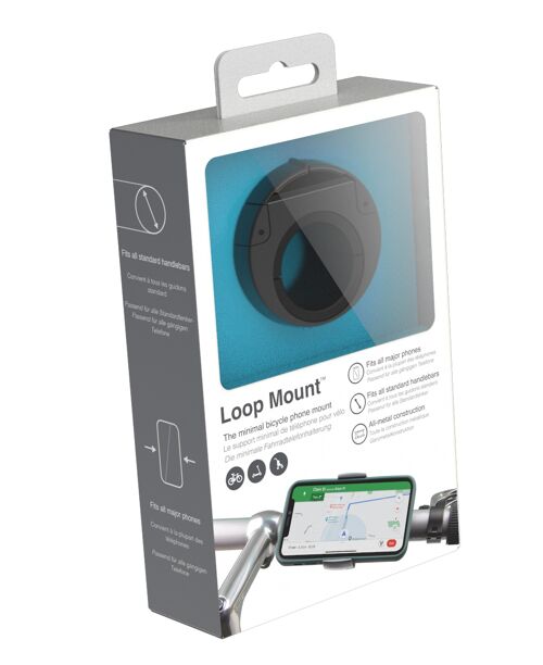 LOOP MOUNT Support vélo pour smartphone - Noir