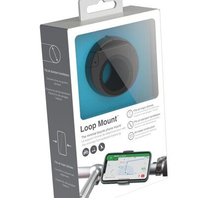 LOOP MOUNT Smartphone-Fahrradhalterung - Schwarz