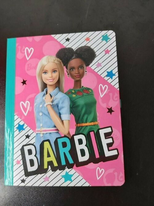 Barbie a5 hardcover notebook lined new