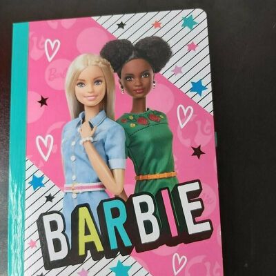 Barbie a5 hardcover notebook lined new