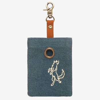 Sac pour chien Poo, bleu jean 1