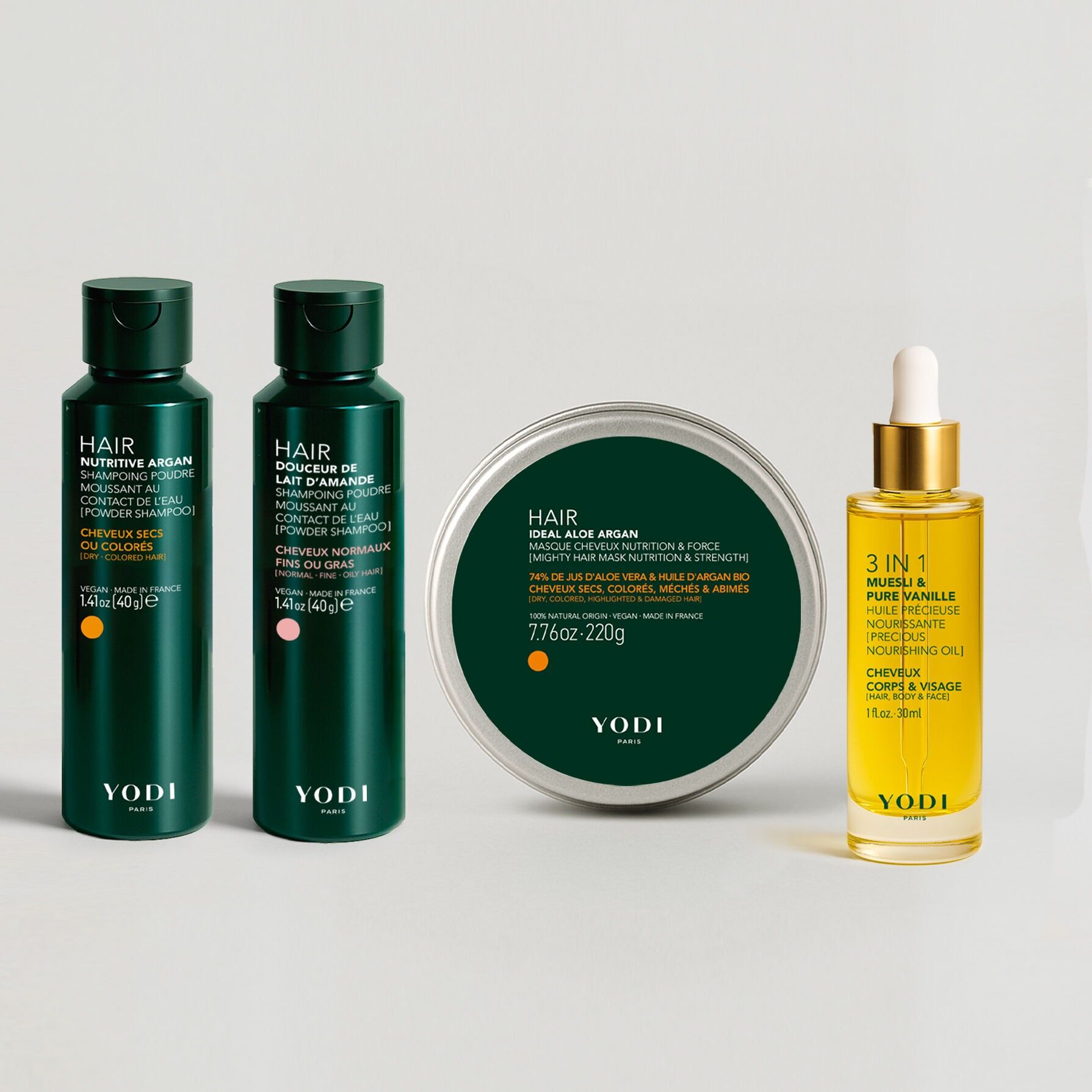 PACK PER LA CURA DEI CAPELLI 100% PULITI E VERDI