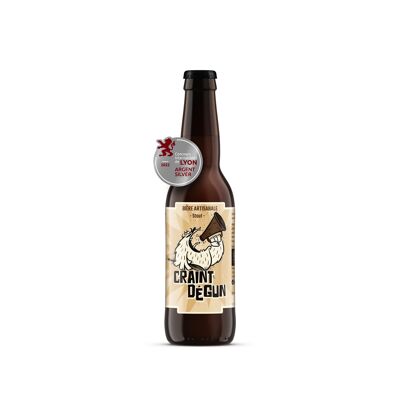 Cerveza artesana oscura Craint Dégun Stout 33cl